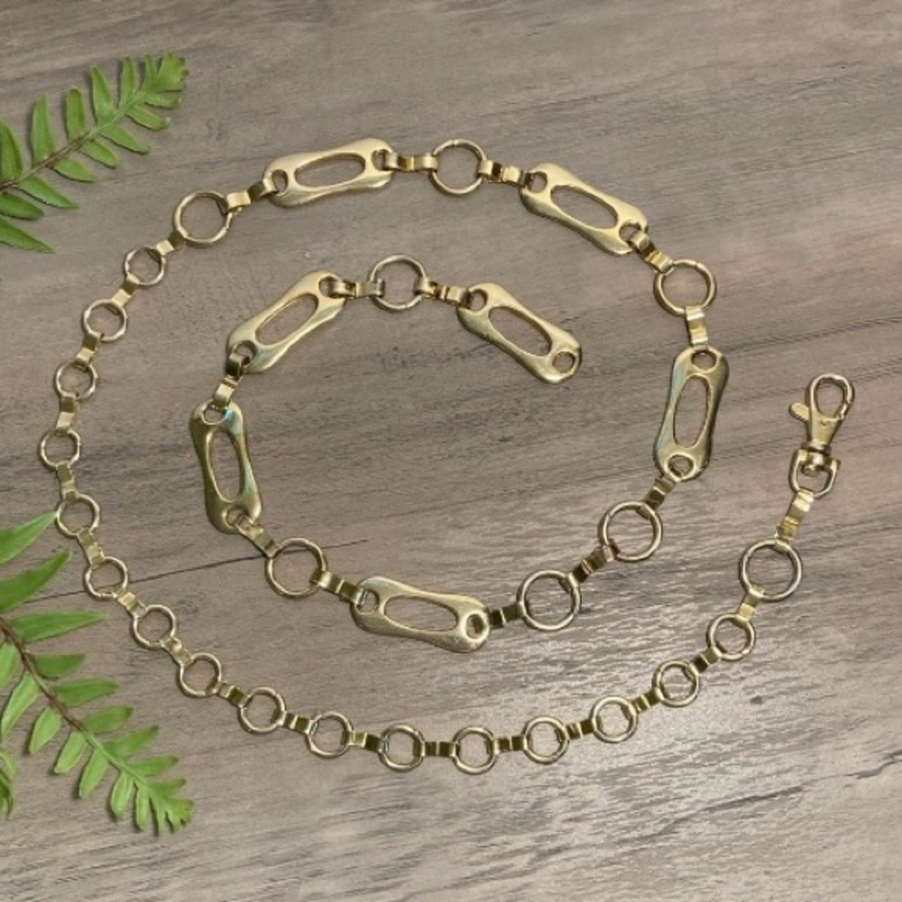 Vintage Gold Chain Belt Adjustable